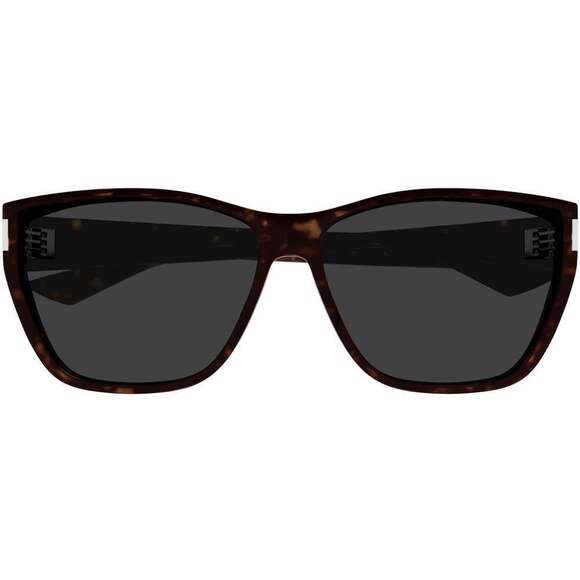 NWT Yves Saint Laurent SL-758 Havana 63mm Sunglasses